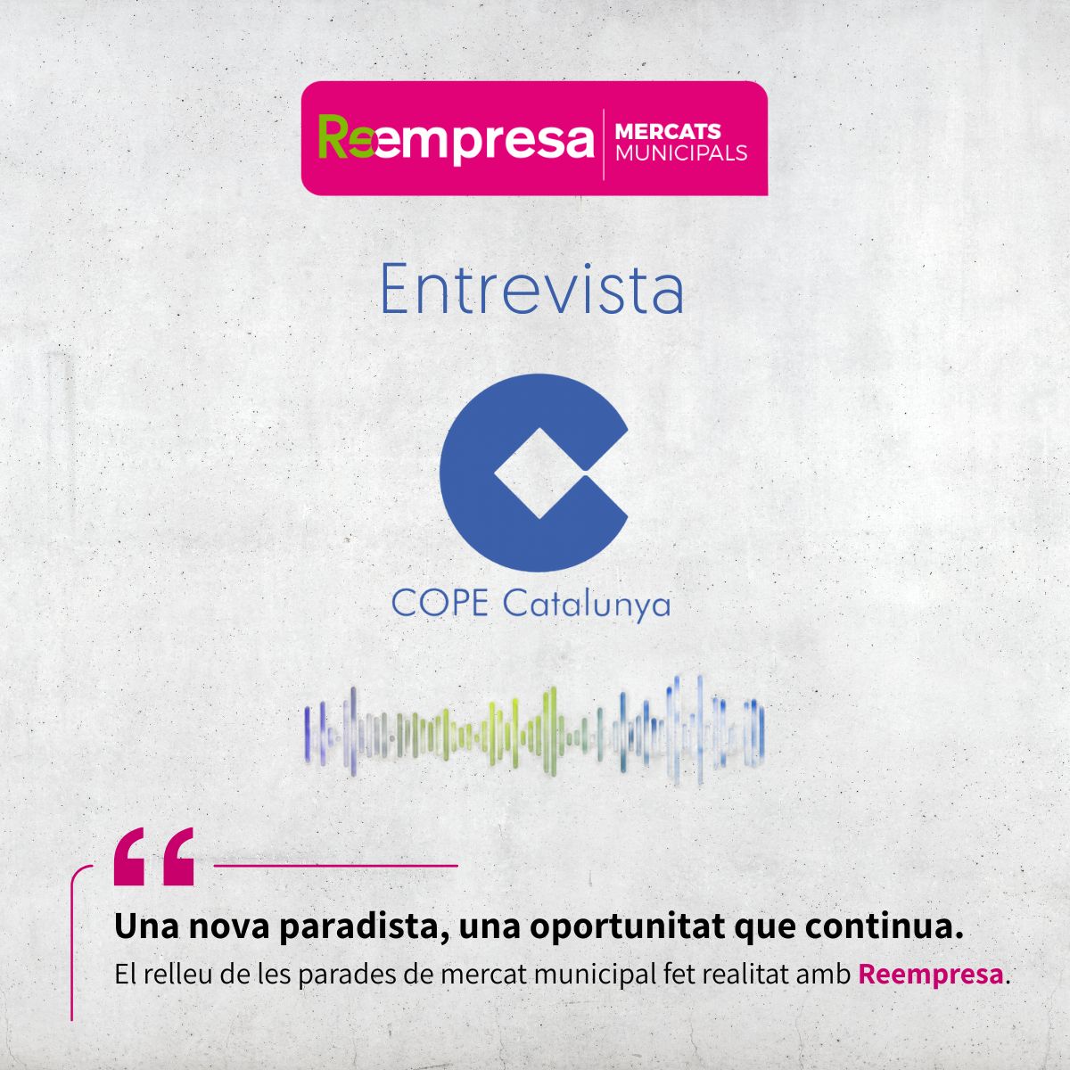 Entrevista ràdio Reempresa (2) Entrevista COPE Catalunya