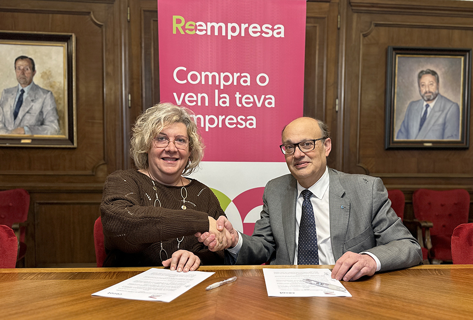 Signatura conveni Reempresa Vic Comerç